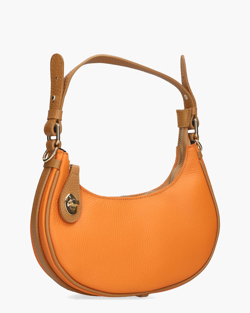 Di Lauro Warly-9 Oranje/Cognac Tas