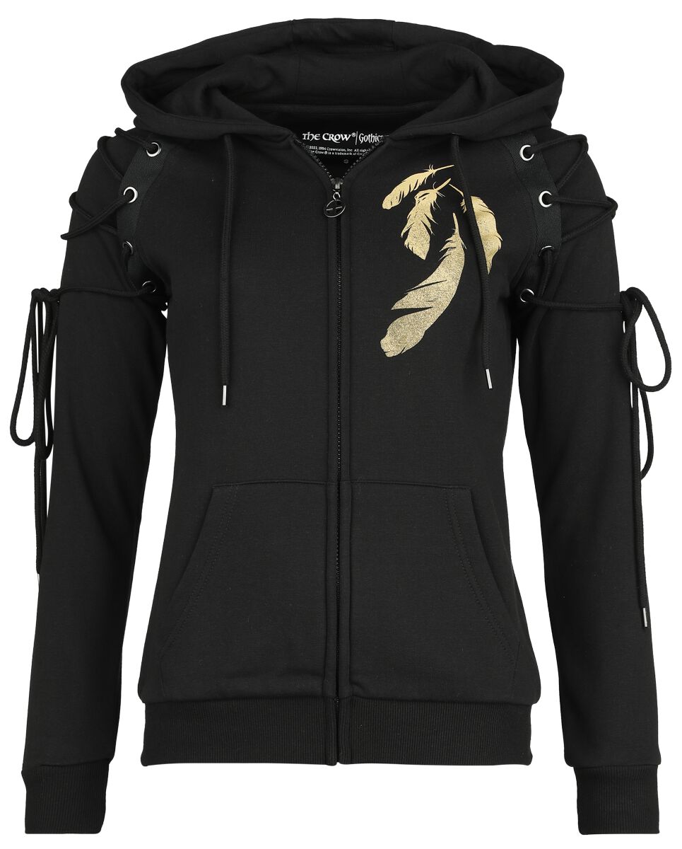Gothicana X The Crow - Jean | Gothicana by EMP Sweat-shirt zippé à capuche