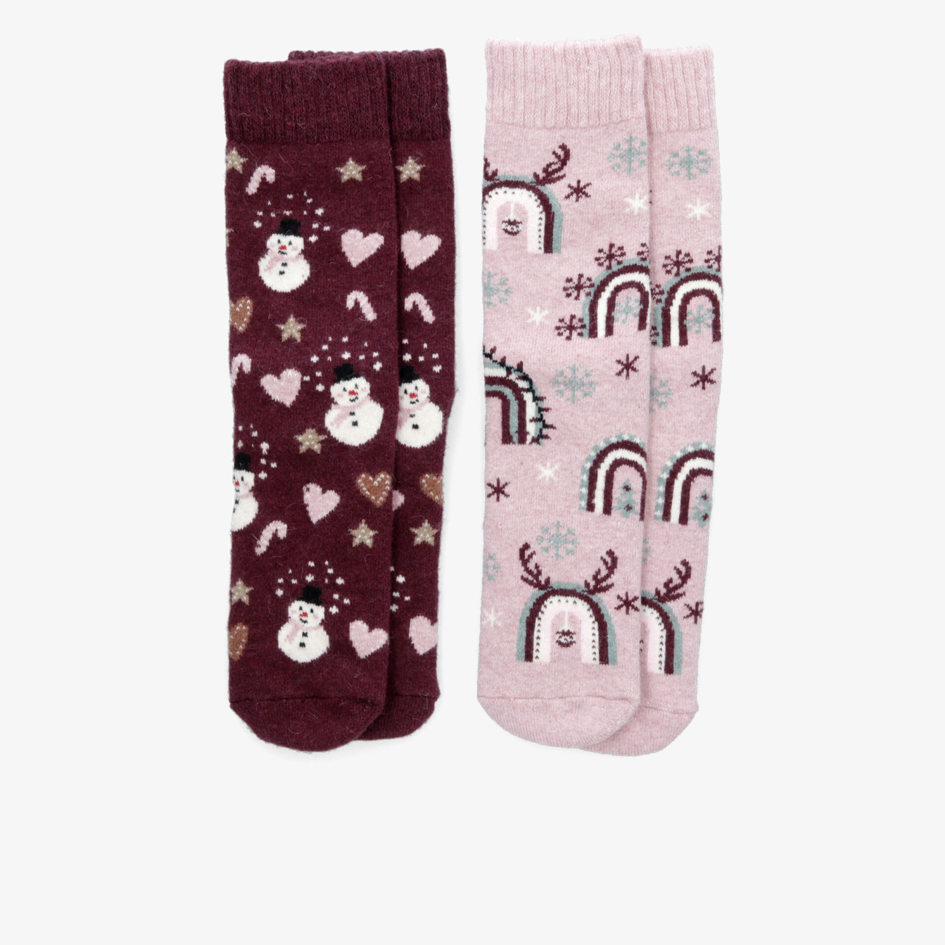 XSRY Damen Kuschelsocken mehrfarbig