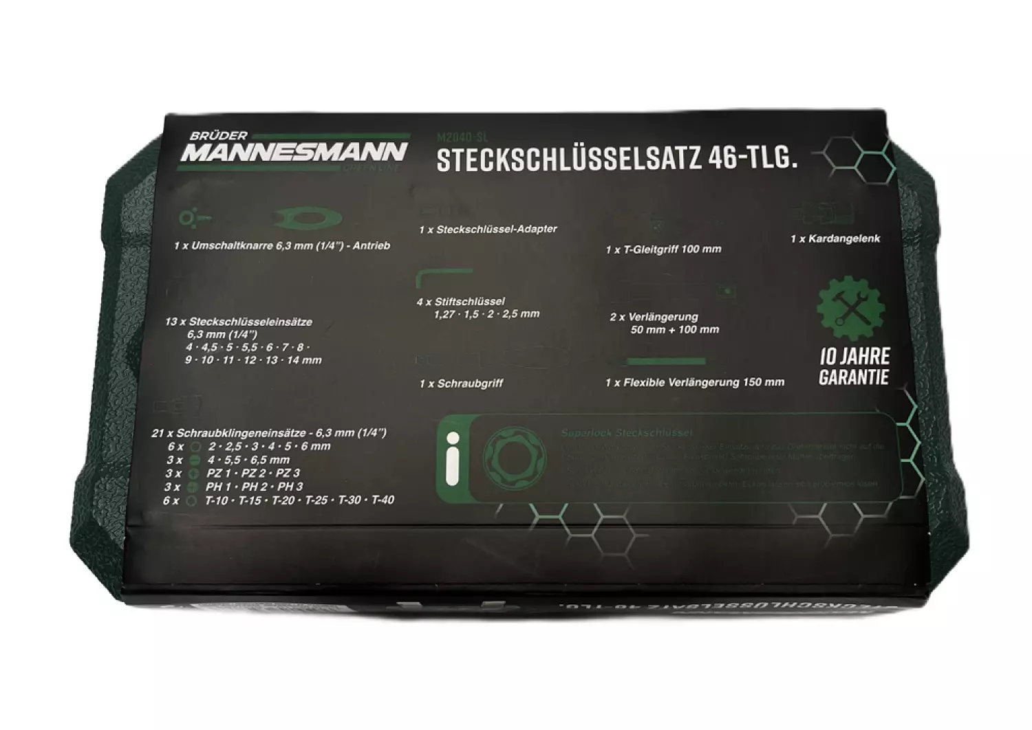 Brüder Mannesmann 2040-SL 46-delige Doppenset - 1/4