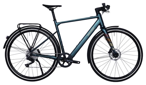 Vélo Ville Electrique Bergamont E-Sweep Tour Shimano Deore 10V Mahle 250Wh Vert 2023 - Vélo d'Exposition