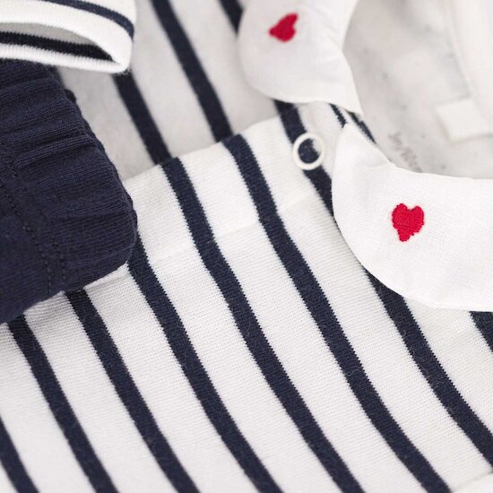Robe et Legging en coton   Marsh / Smoking        6 mois   de               Petit Bateau