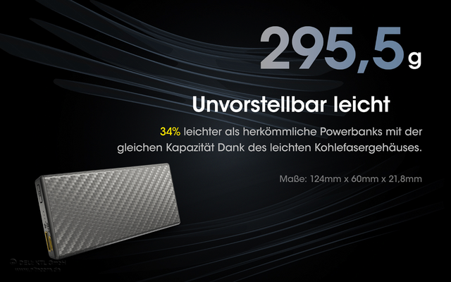 Nitecore Powerbank CARBO 20000 mAh