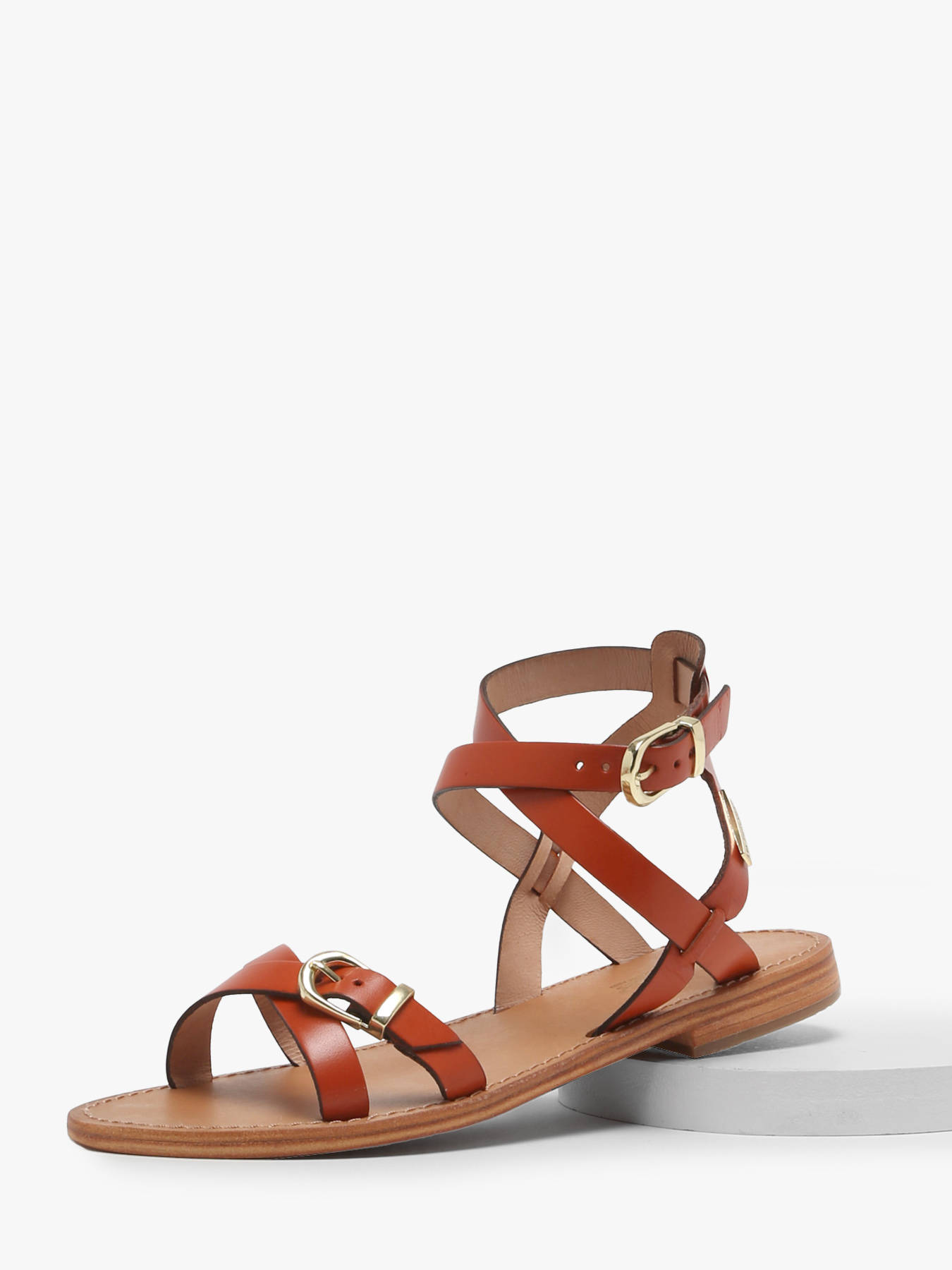 Sandales Hepana en cuir LES TROPEZIENNES