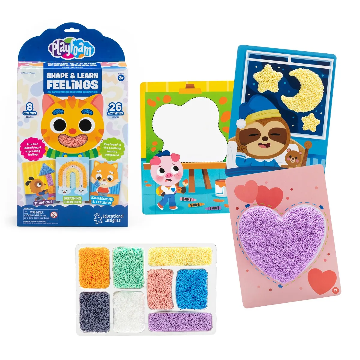 Learning Resources Learning Resources - Playfoam® Shape & learn Feelings