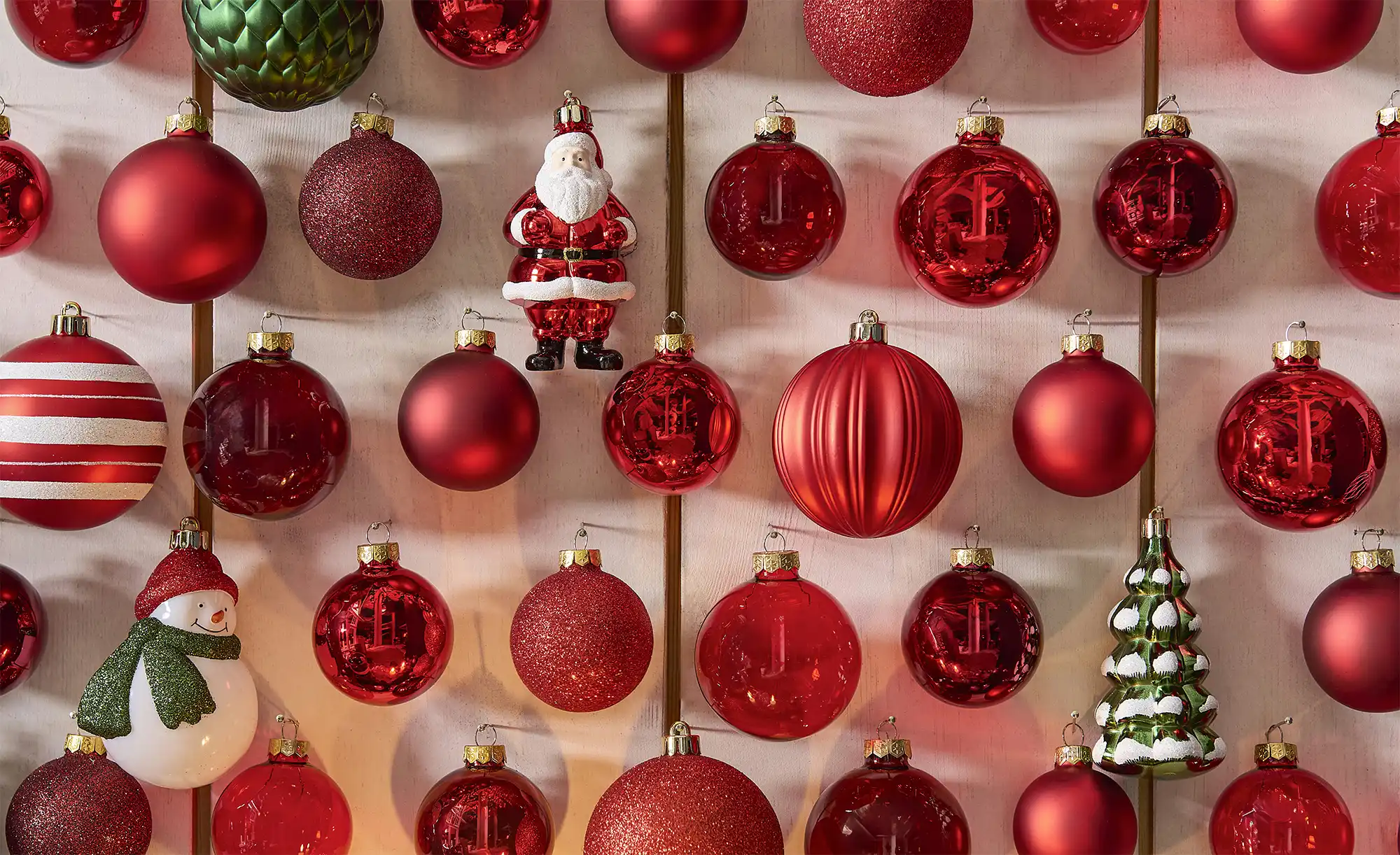 HOME STORY Weihnachtsbaumschmuck, 25er Set