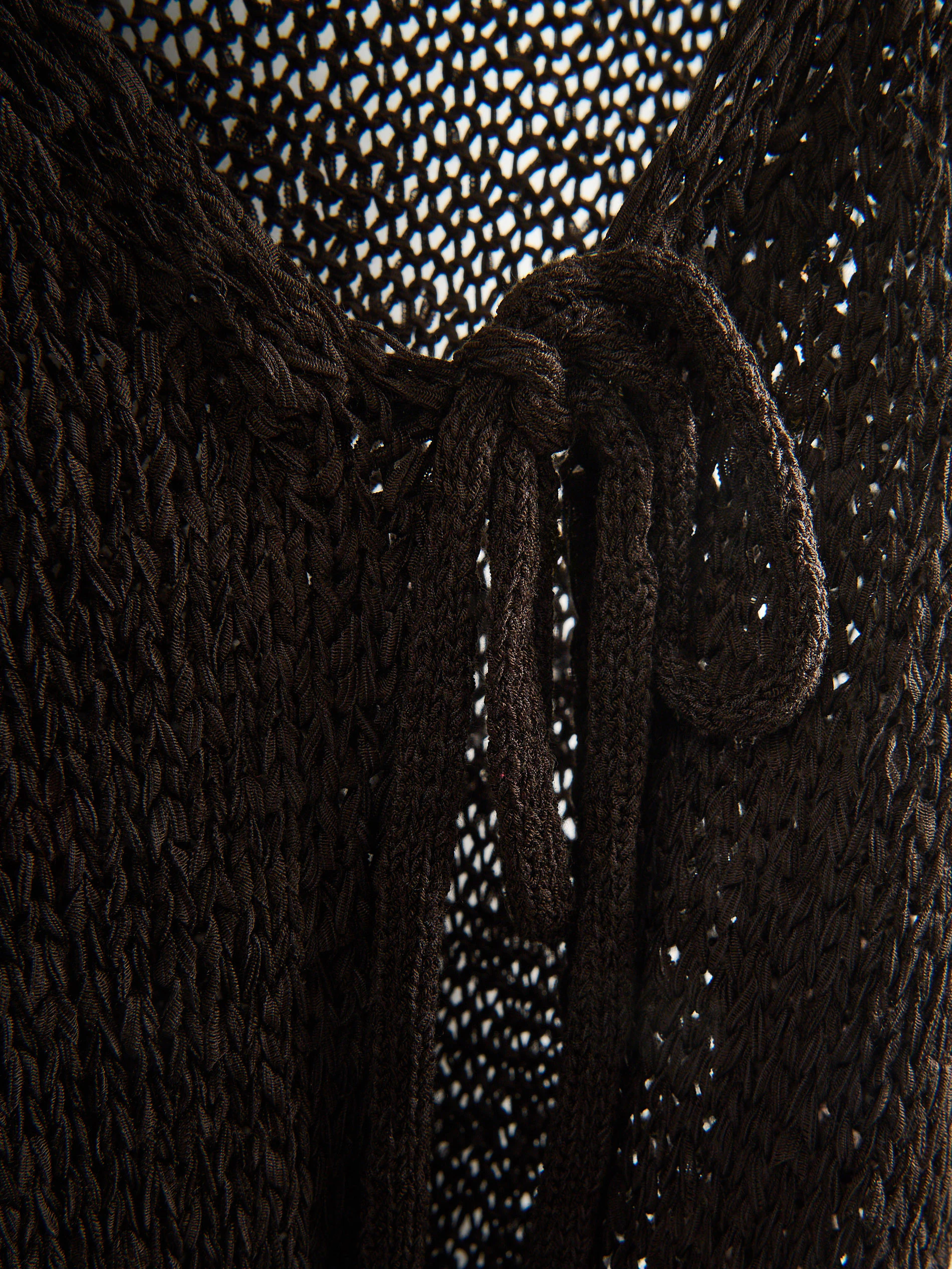 Strickjacke mit Bindedetail