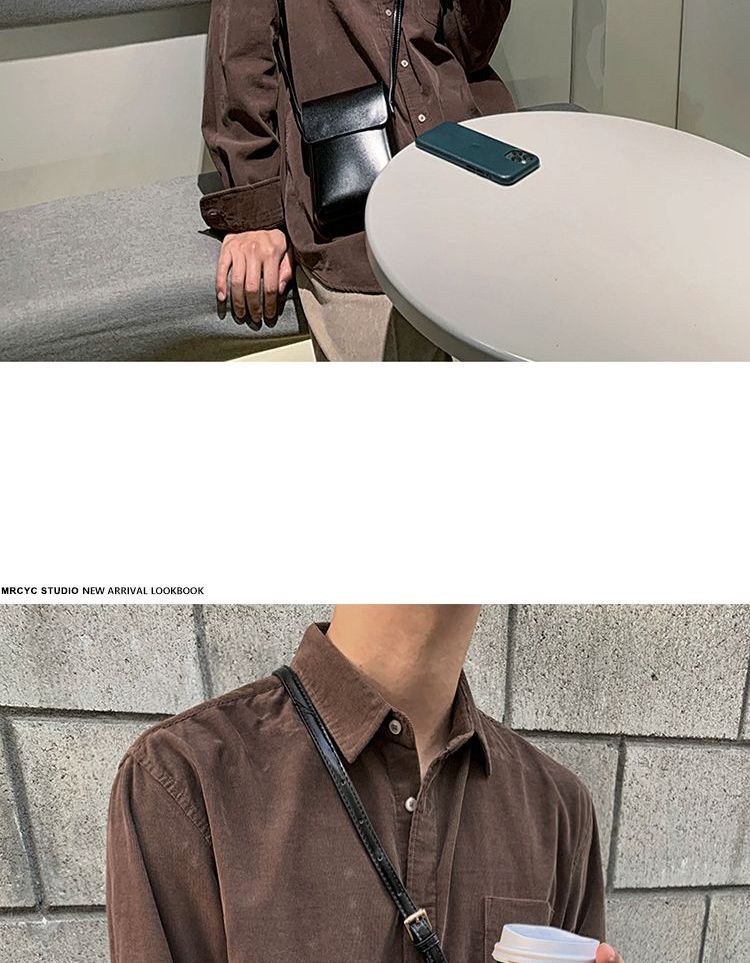 MRCYC - Effen mini-crossbodytas van imitatieleer