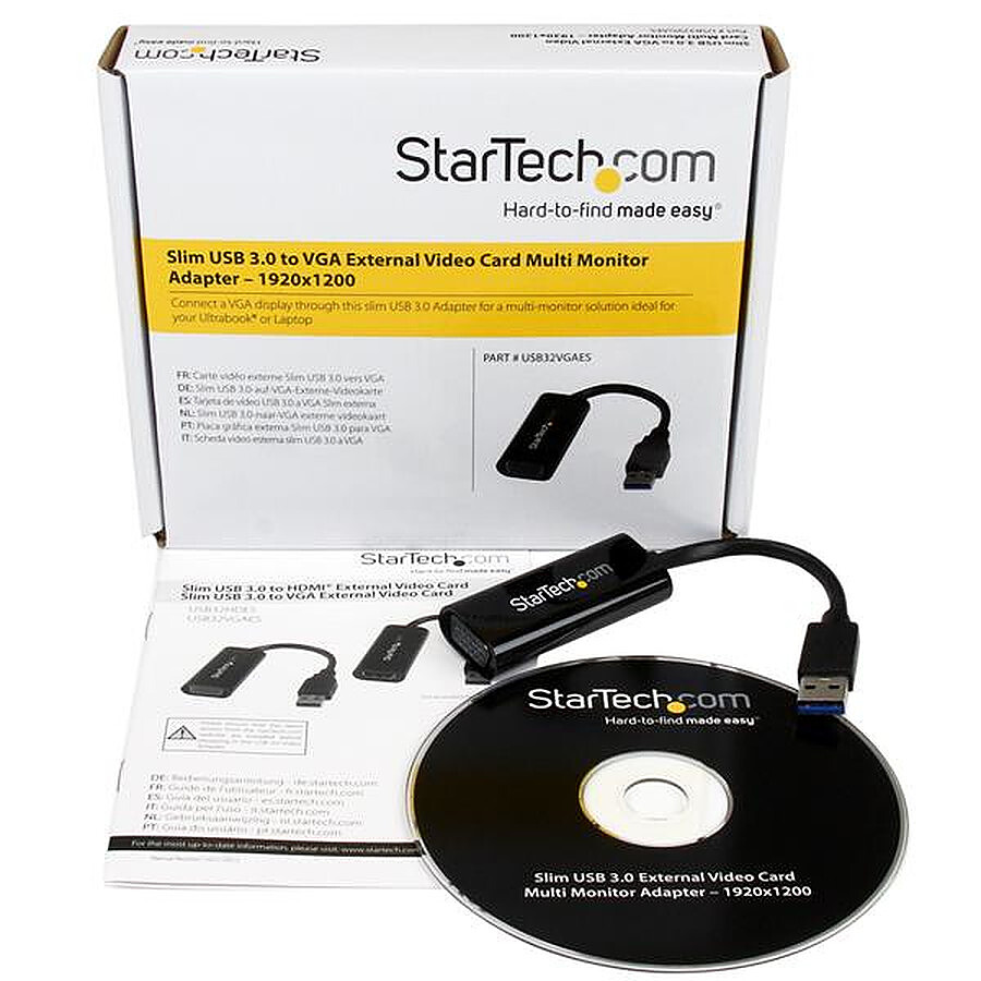 StarTech.com Adaptateur slim multi-écrans USB 3.0 vers VGA