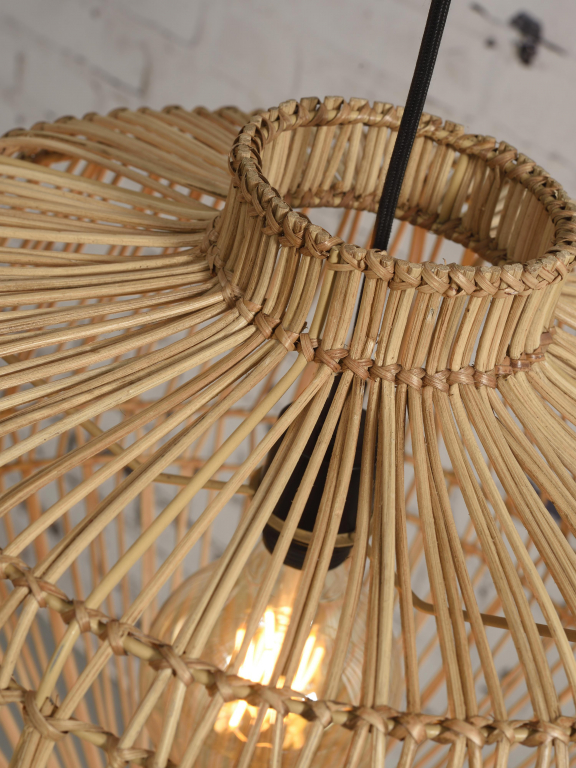 Good&Mojo Madagascar hanglamp Ø60 zwart