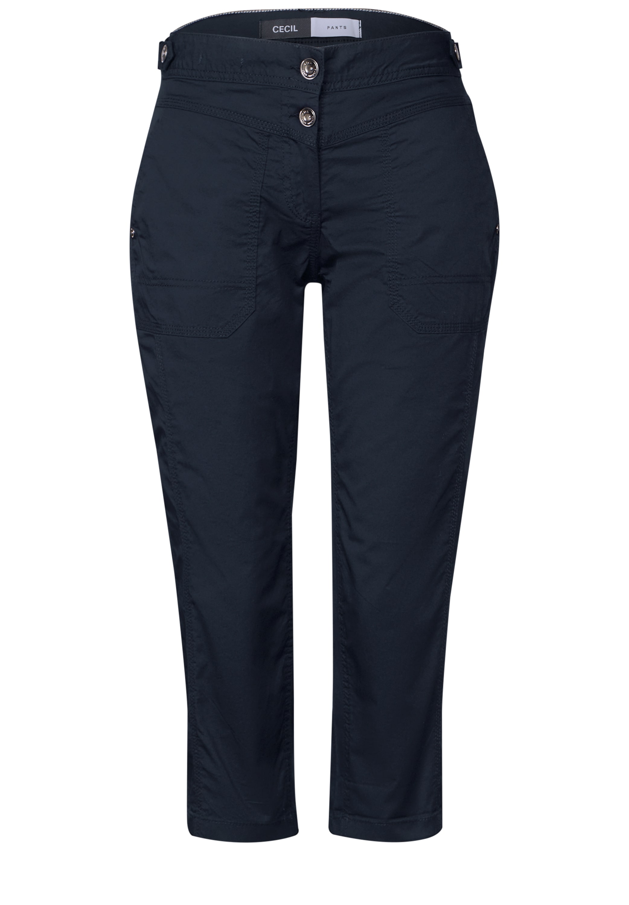 Cecil Caprihose »Style New York«  Sommerhose mit Knopfdetails am Bund