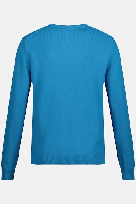Pullover, runder Ausschnitt, JP1880-Stick, Baumwolle