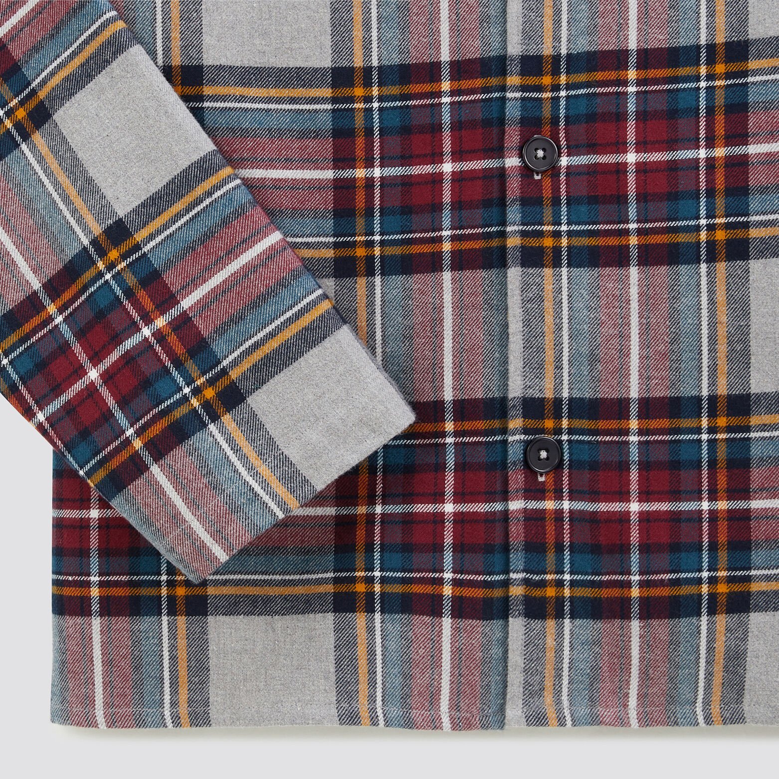 Chemise de pyjama à carreaux Multicolore