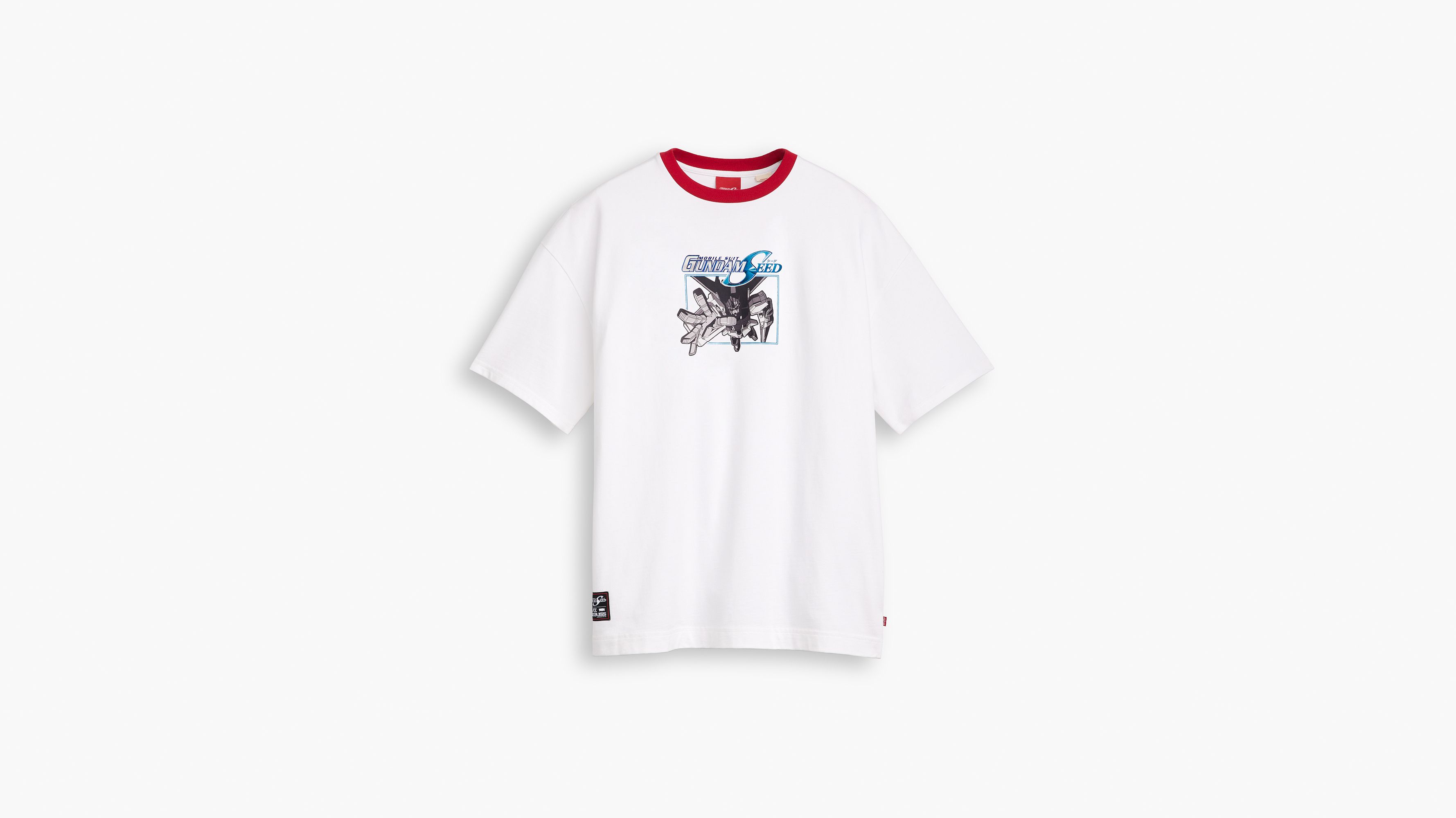 T-shirt boxy Levi's® x Gundam SEED - Starbright White - Blanc