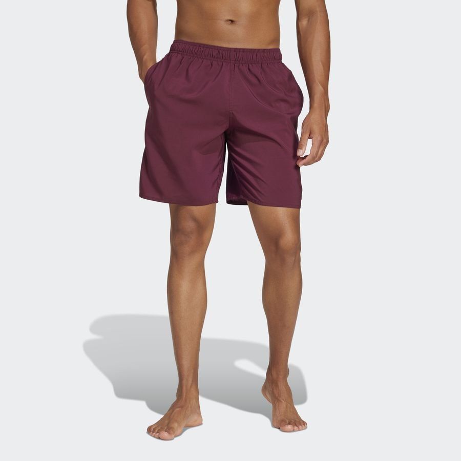 Adidas Short de bain uni de longueur classique CLX
