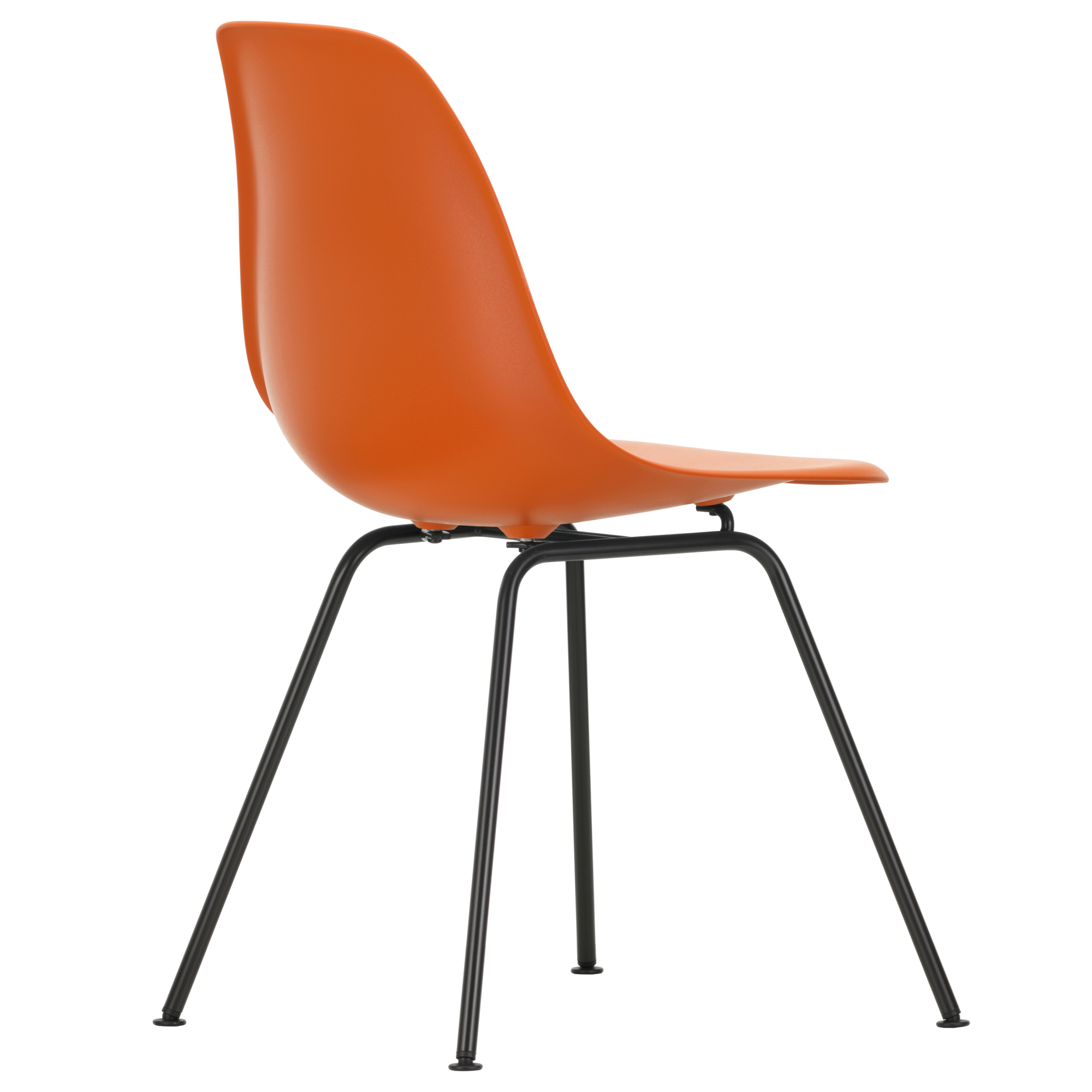 Eetkamerstoel DSX RE zwart Rusty Orange