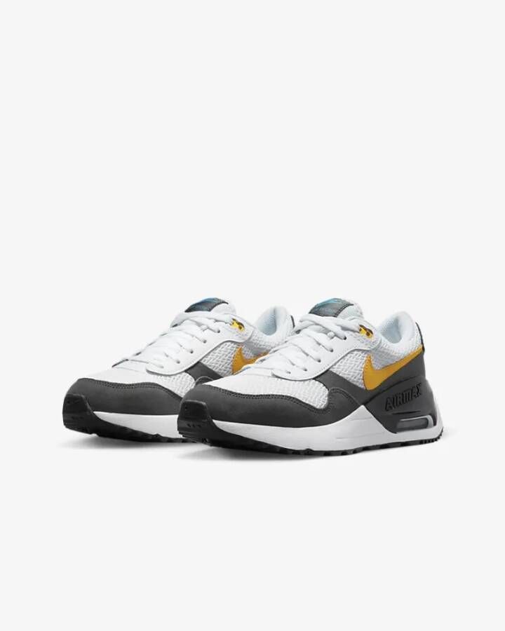 Nike air max systm sneakers wit oranje kinderen