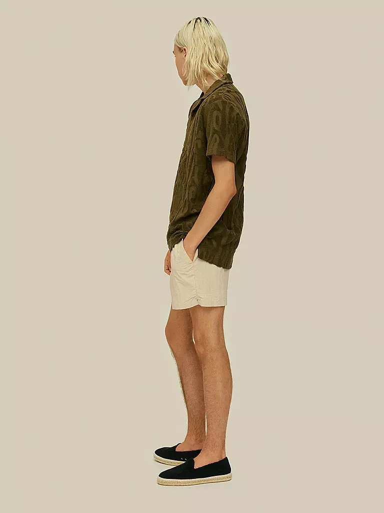 OAS Frottee Poloshirt olive