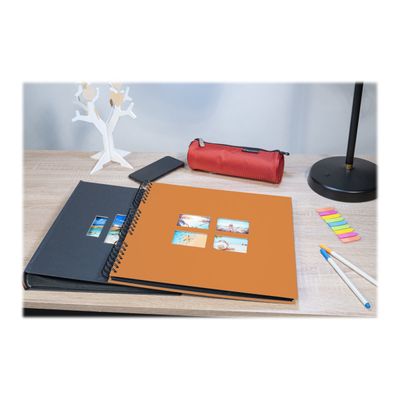Exacompta Milano - Album photos 32 x 32 cm - 60 pages - orange