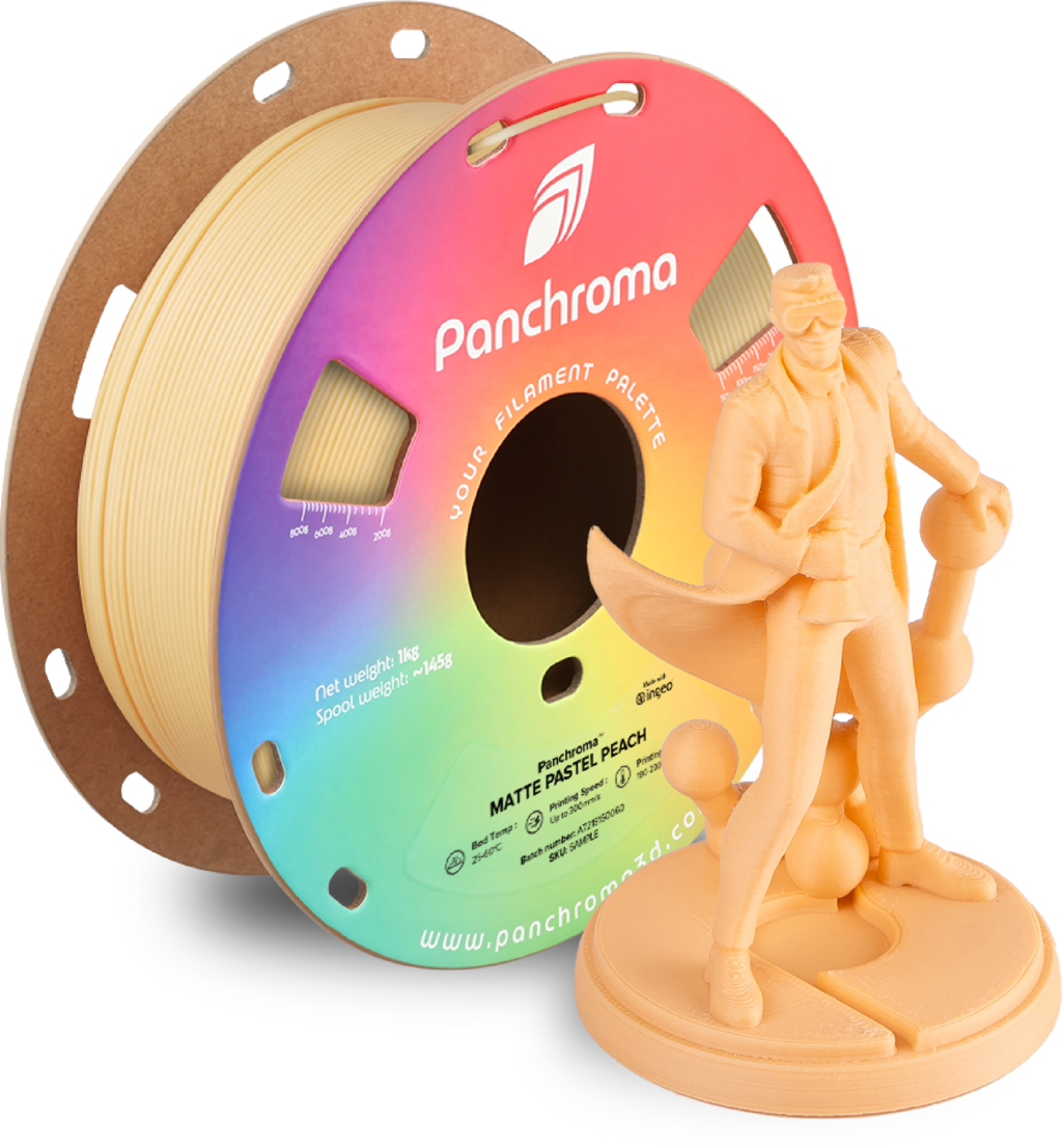Polymaker  Panchroma™ PLA Matte Pastel Peach, 1,75 mm / 1000 g    Matte Eleganz in Pastel Peach