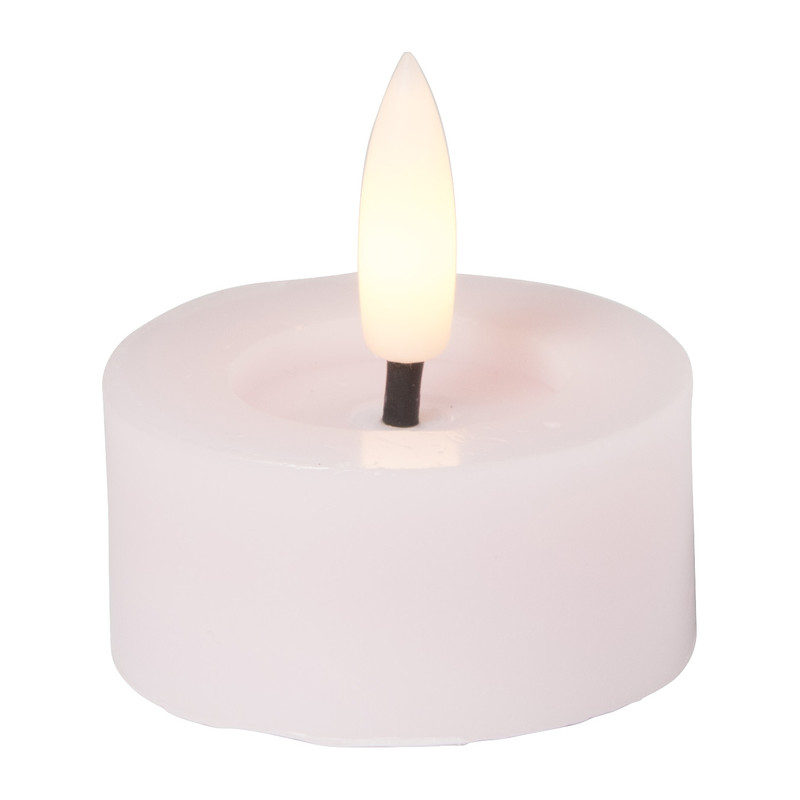 LED waxinelichten - roze - set van 2