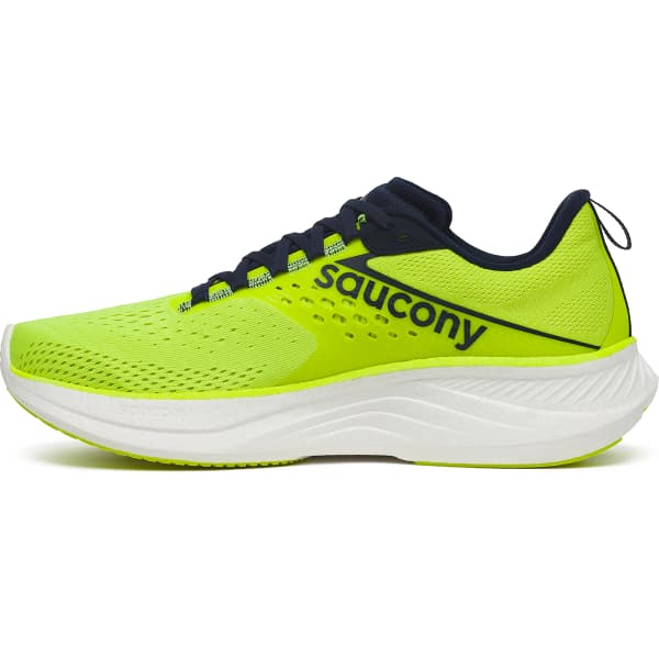 Chaussure running SAUCONY RIDE 17 CITRON/NAVY