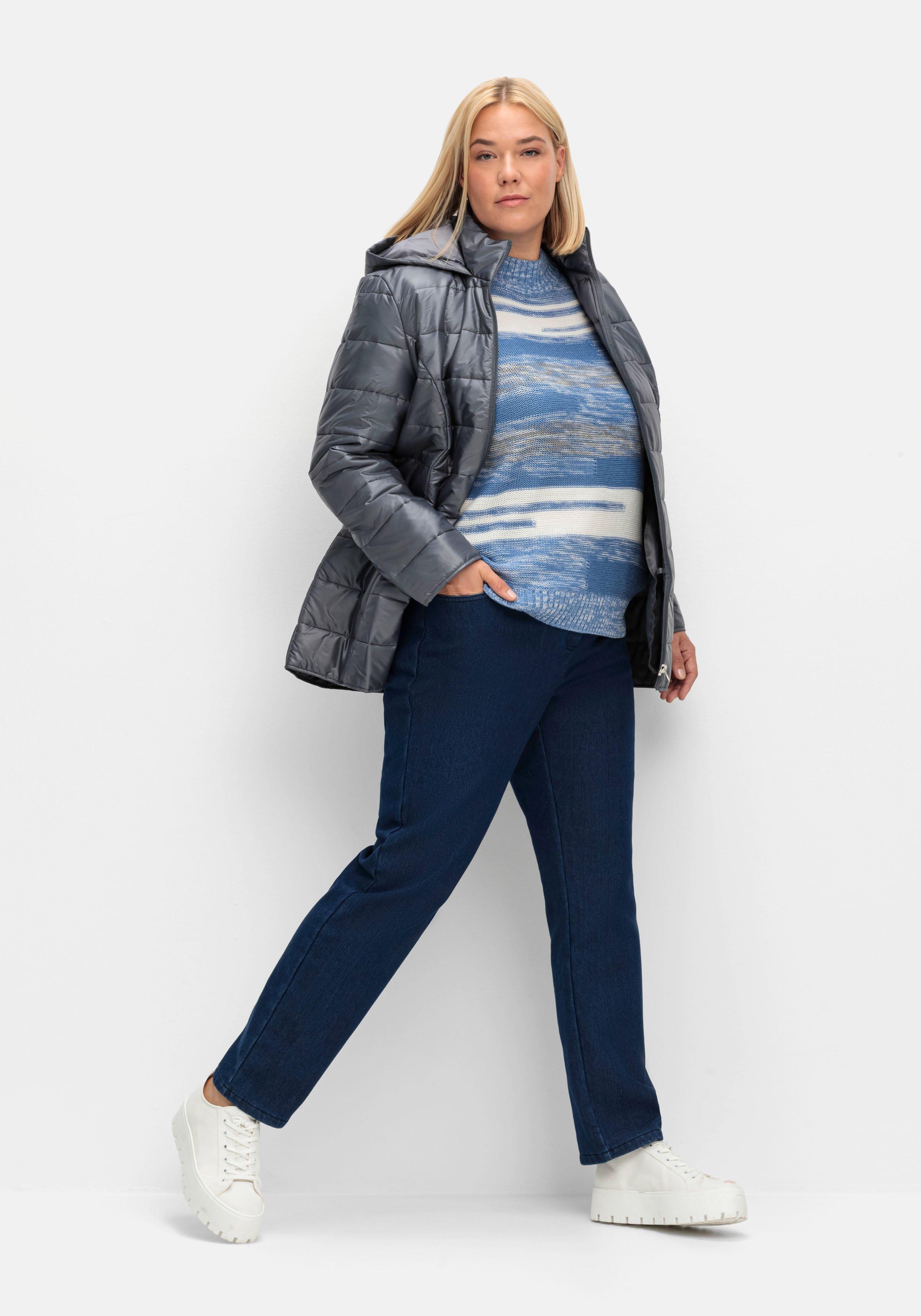 Thermojeans mit Komfortbund und Fleece-Futter