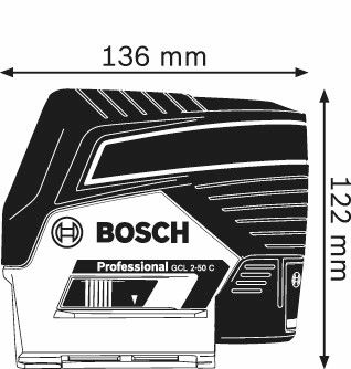 Bosch GCL 2-50 C Lijn- en puntlaser  - 0601066G00
