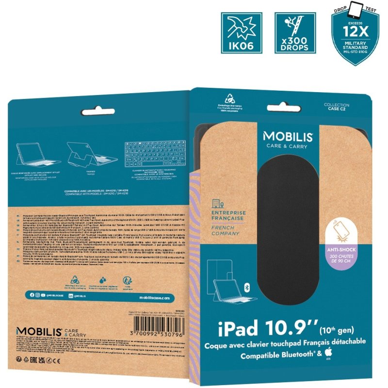 Mobilis 029036 étui pour tablette 27,7 cm (10.9