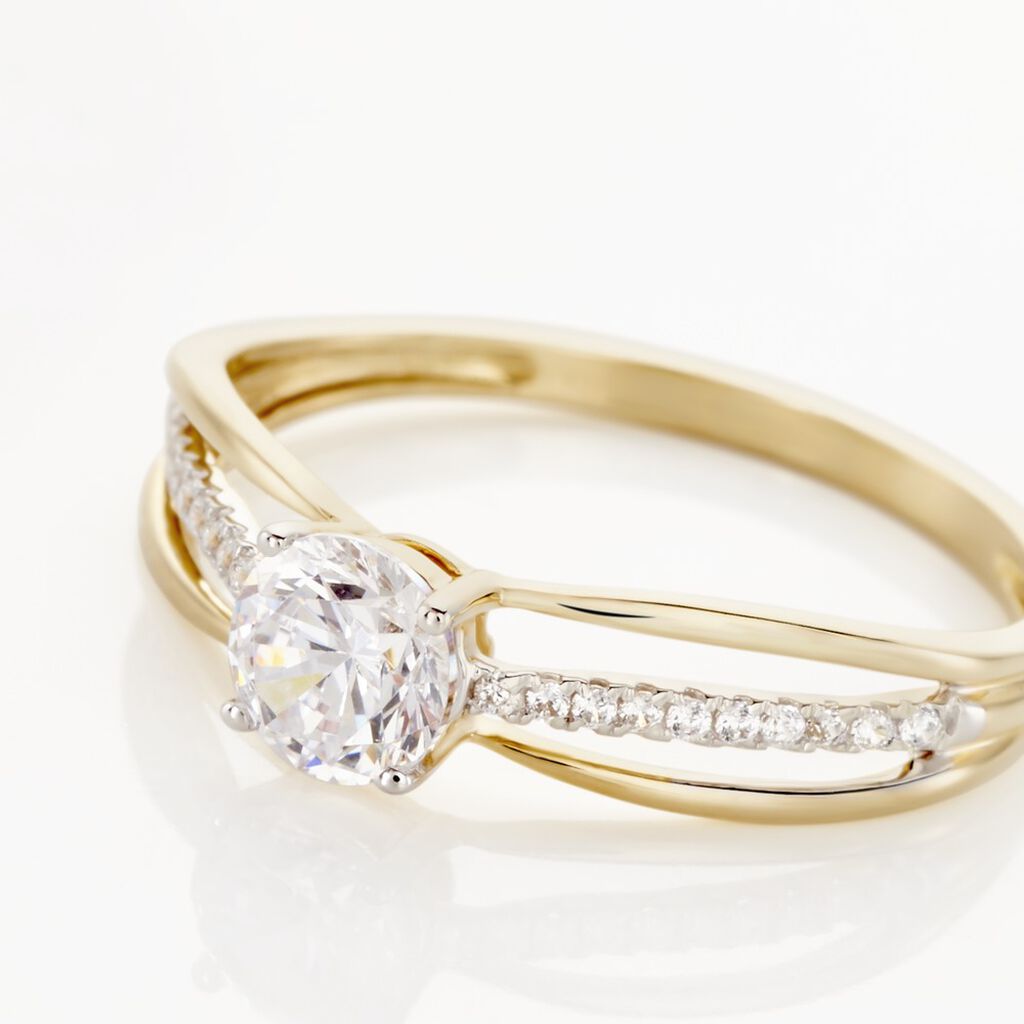 Bague Or Jaune Rodrigo Oxyde De Zirconium