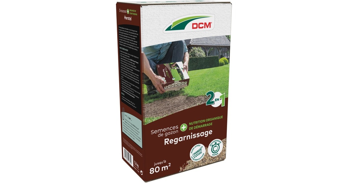 DCMGraszaad Plus Herstel 1,2 kg zaden  (Tot 80 m²)