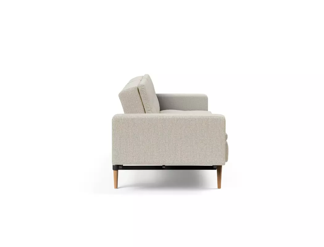 Schlafsofa mit Armlehnen Dublexo Styletto hell