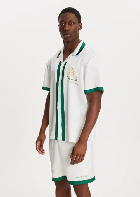Overhemd satijn off-white (WIT.O)