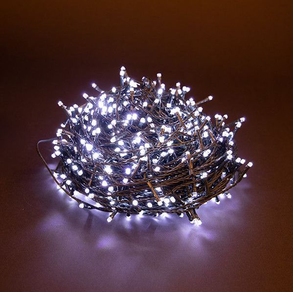 Kerstverlichting - 57 Meter - Donkergroen Snoer - 720 Dimbare Lampjes - Koud Wit en Warm Wit