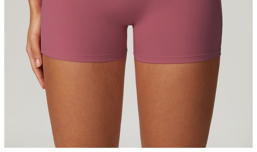 Skinniano - Hoge taille effen yogashorts