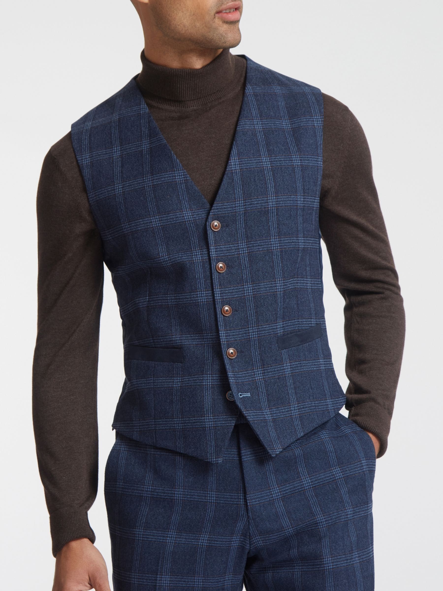 Antique Rogue Hart Tweed Waistcoat