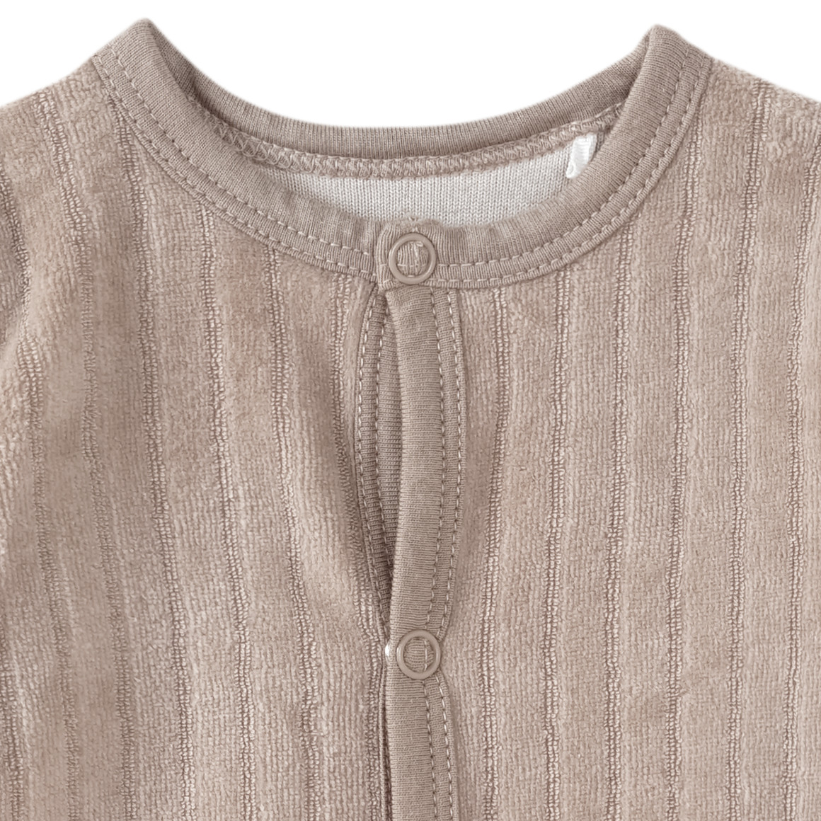 Topomini Newborn Schlafanzug mit Bär-Motiv hellbraun