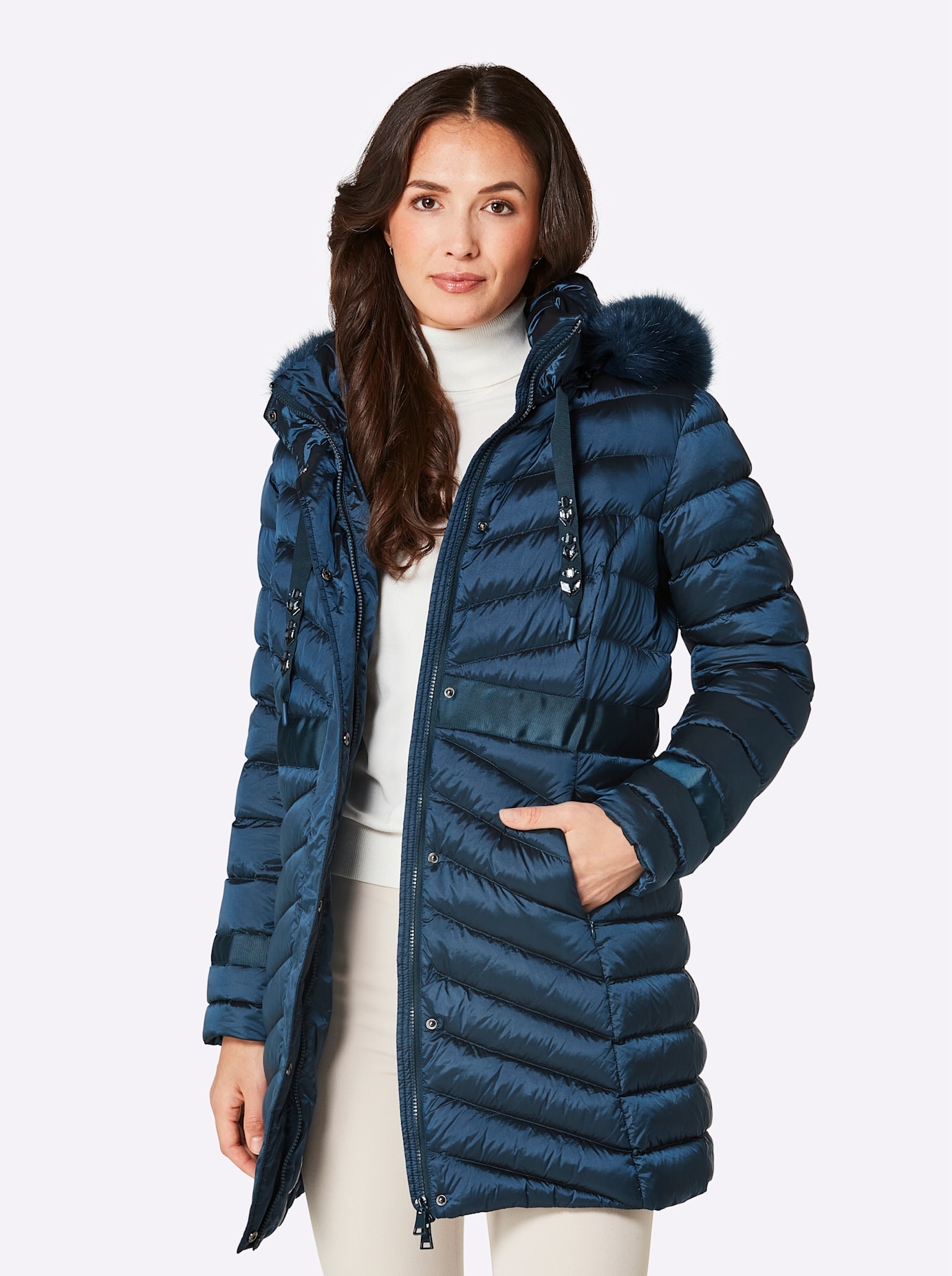 MANISA Daunenjacke mit Kapuze