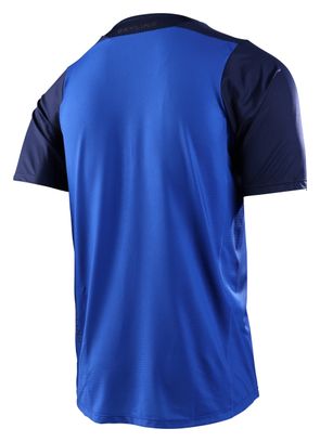 Maillot Manches Courtes Troy Lee Designs Skyline Bleu