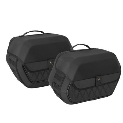 Sacoches cavalières SW-MOTECH LH1/LH1 Legend Gear set (2 X 19.5 litres) avec supports - Noir