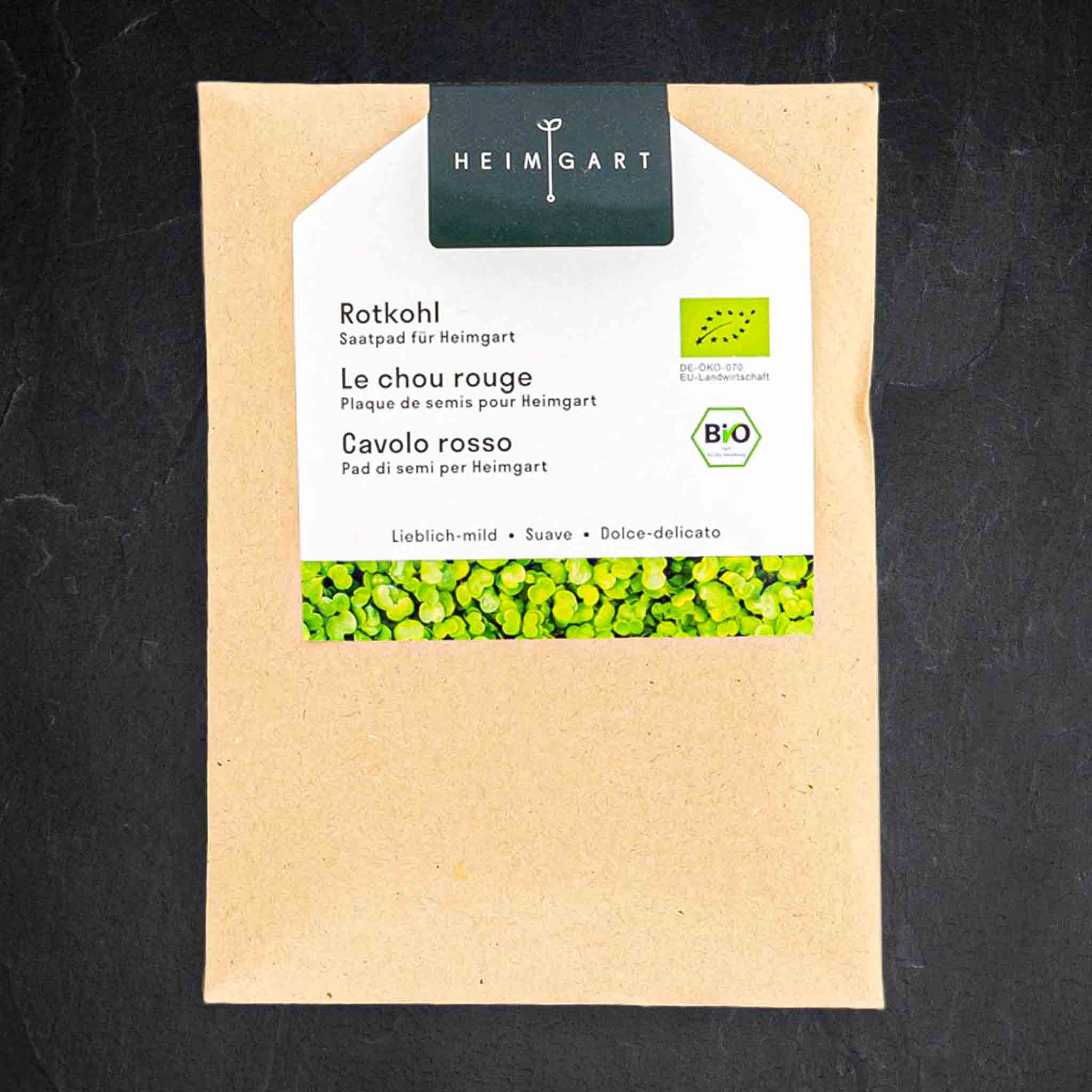 BIO Saatpad Rotkohl