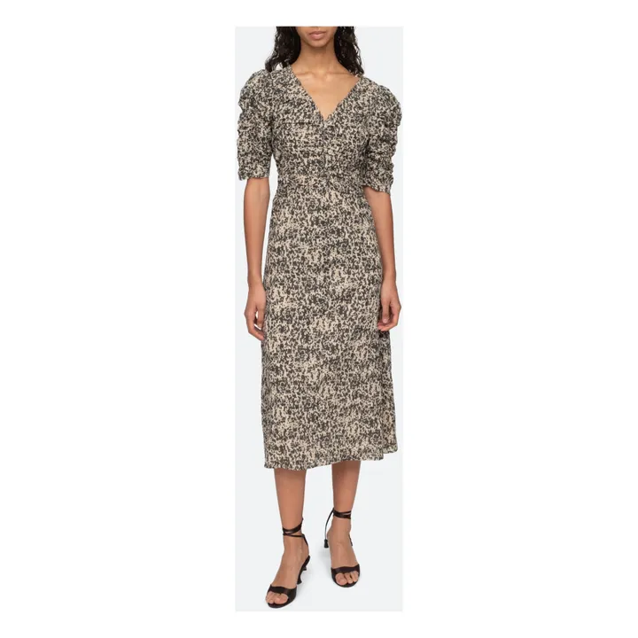Sea NY Robe Gia Ruched | Noir