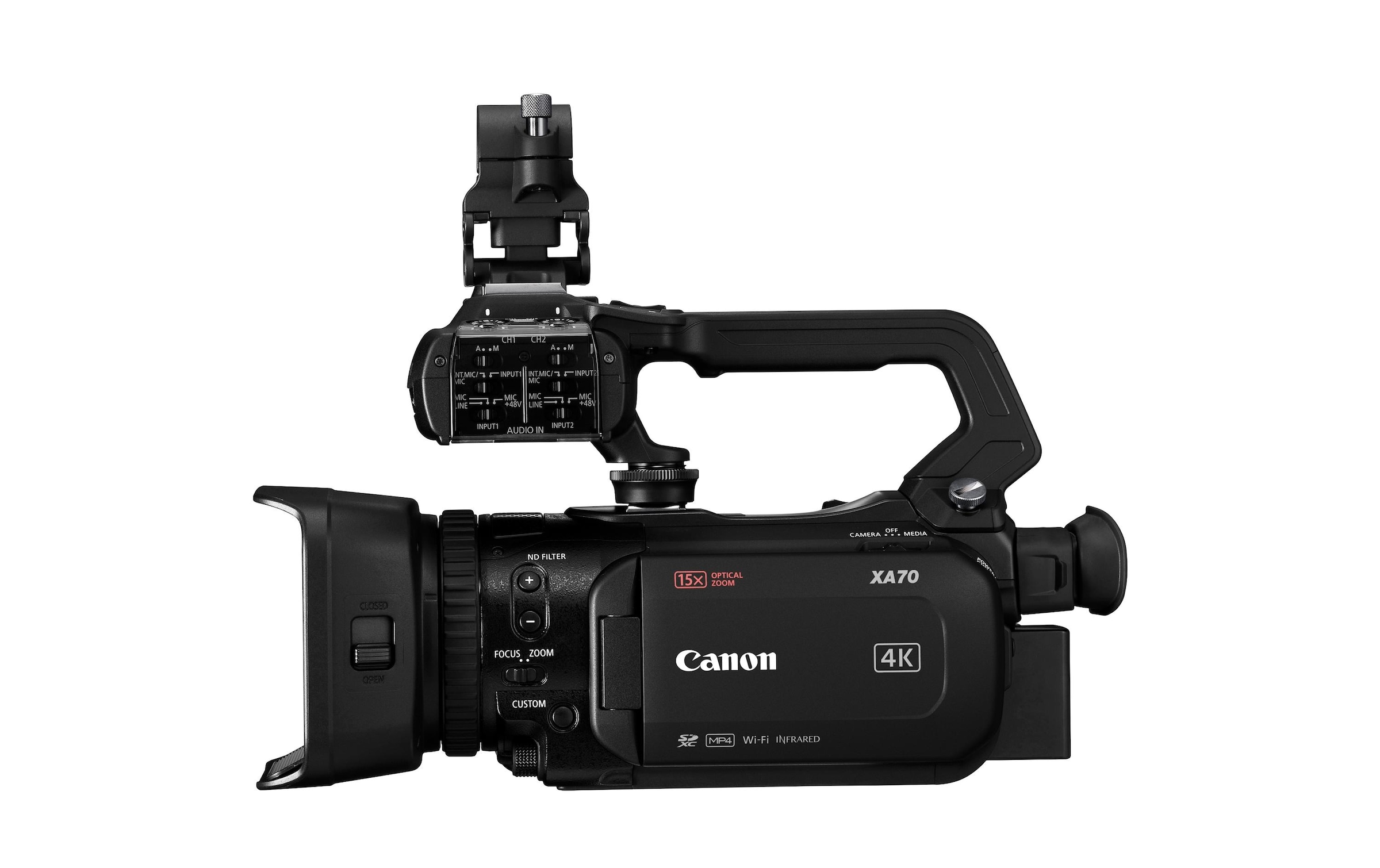 Canon Videokamera »Canon Camcorder XA70« 15 fachx opt. Zoom