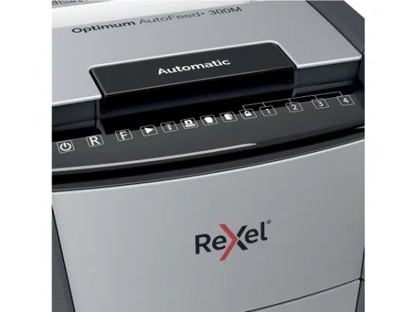 Makulator Rexel Optimum AutoFeed  300M mikromakulering 2x15 mm (P-5)