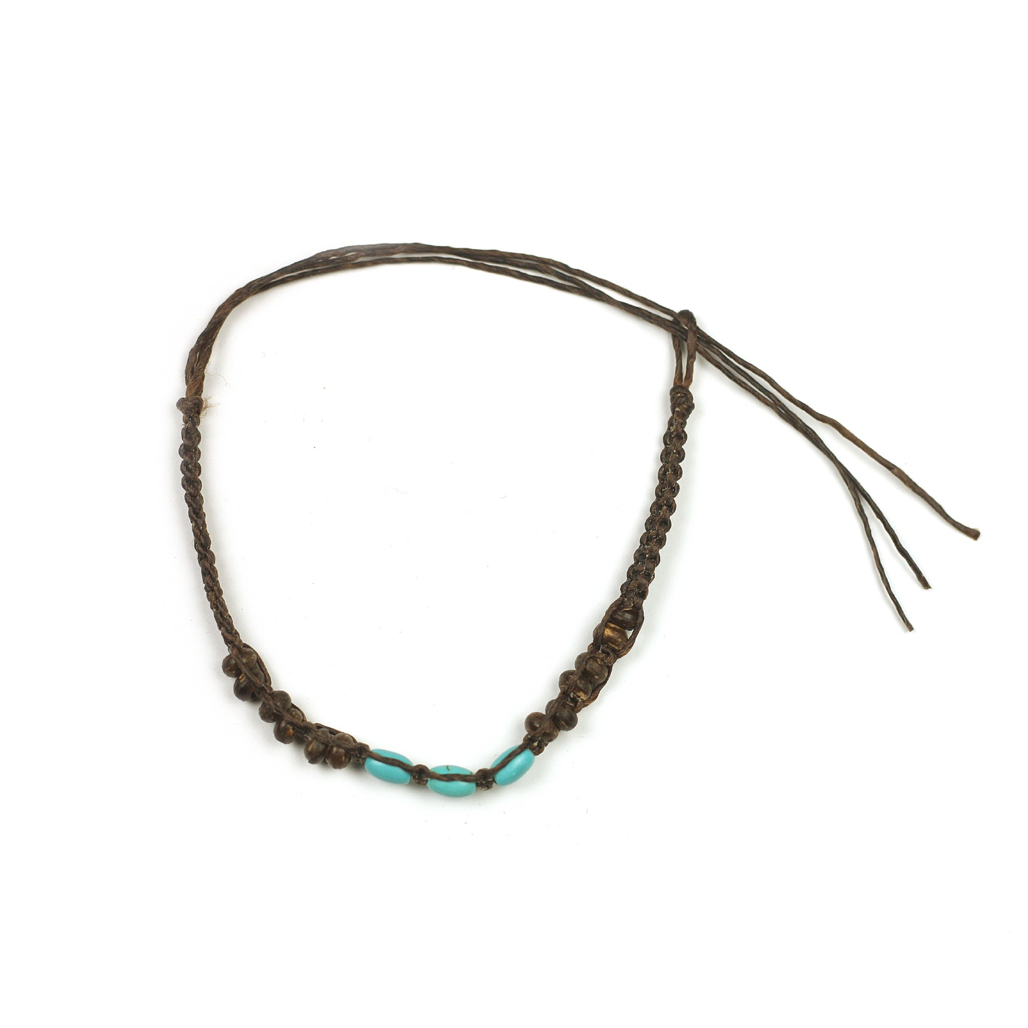 Armband 'Trio Turqouise', braun, T 18 cm, B 1 cm, H 1 cm günstig bestellen