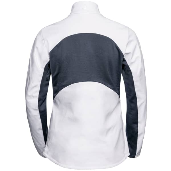Veste ski de fond ODLO JACKET MARKENES WHITE - DARK SAPPHIRE