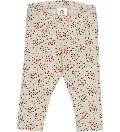 M?Slå Leggings - Love - Soft Green/Cabernet