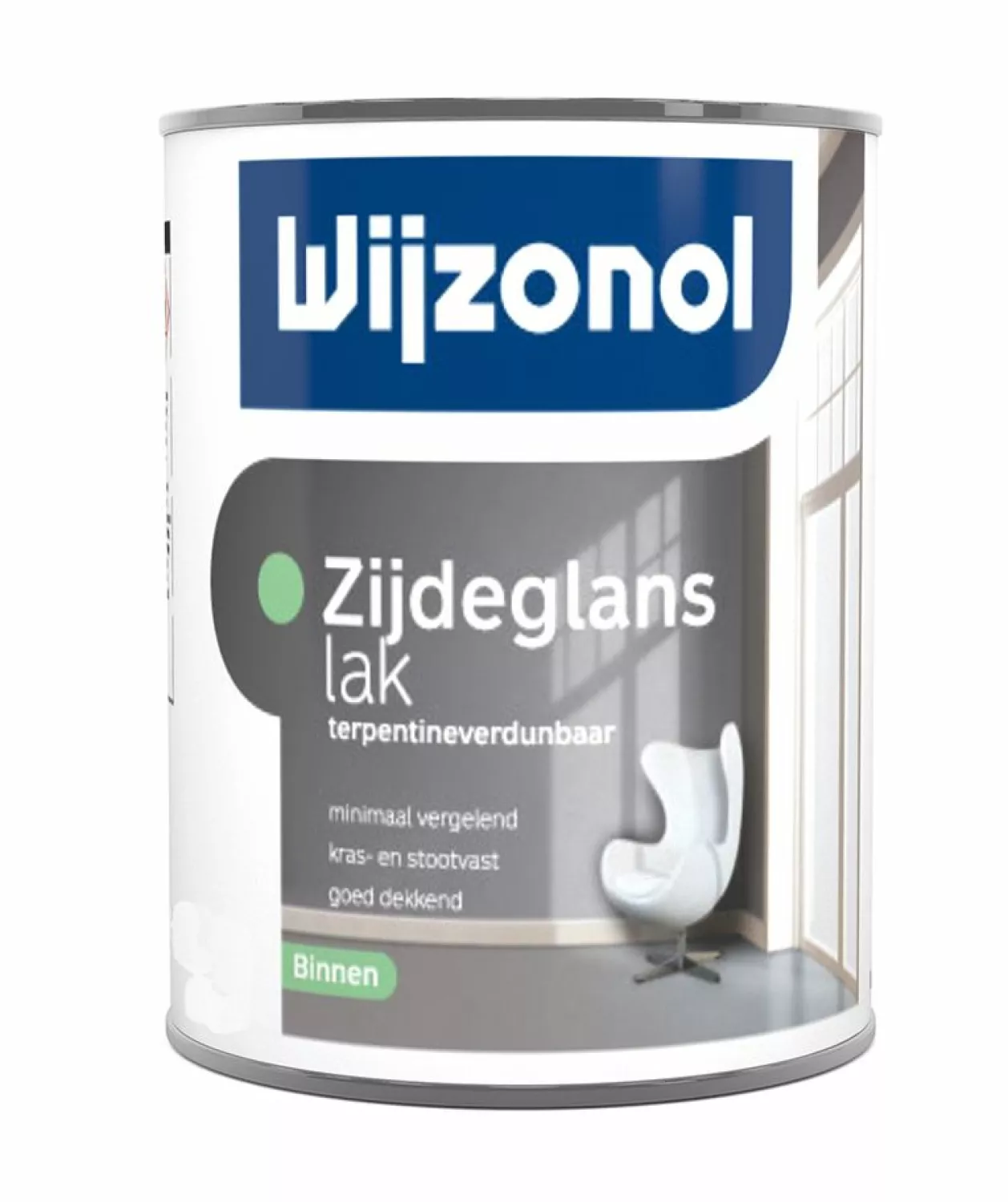 Wijzonol Zijdeglans Interieur terpentineverdunbaar - op kleur gemengd - 0.5L