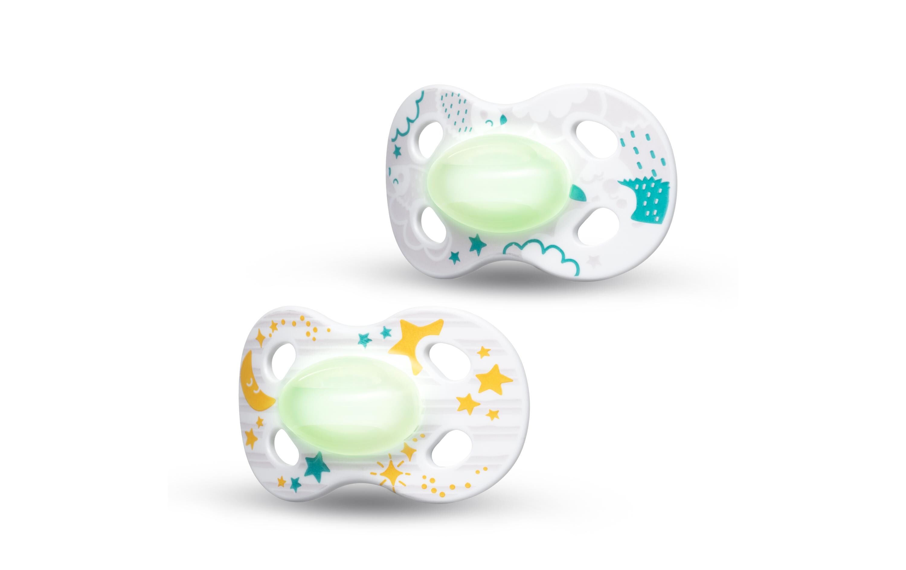 Nuggi Night & Night Igel 0-6 Mt.Baby-Schnuller im Doppelpack