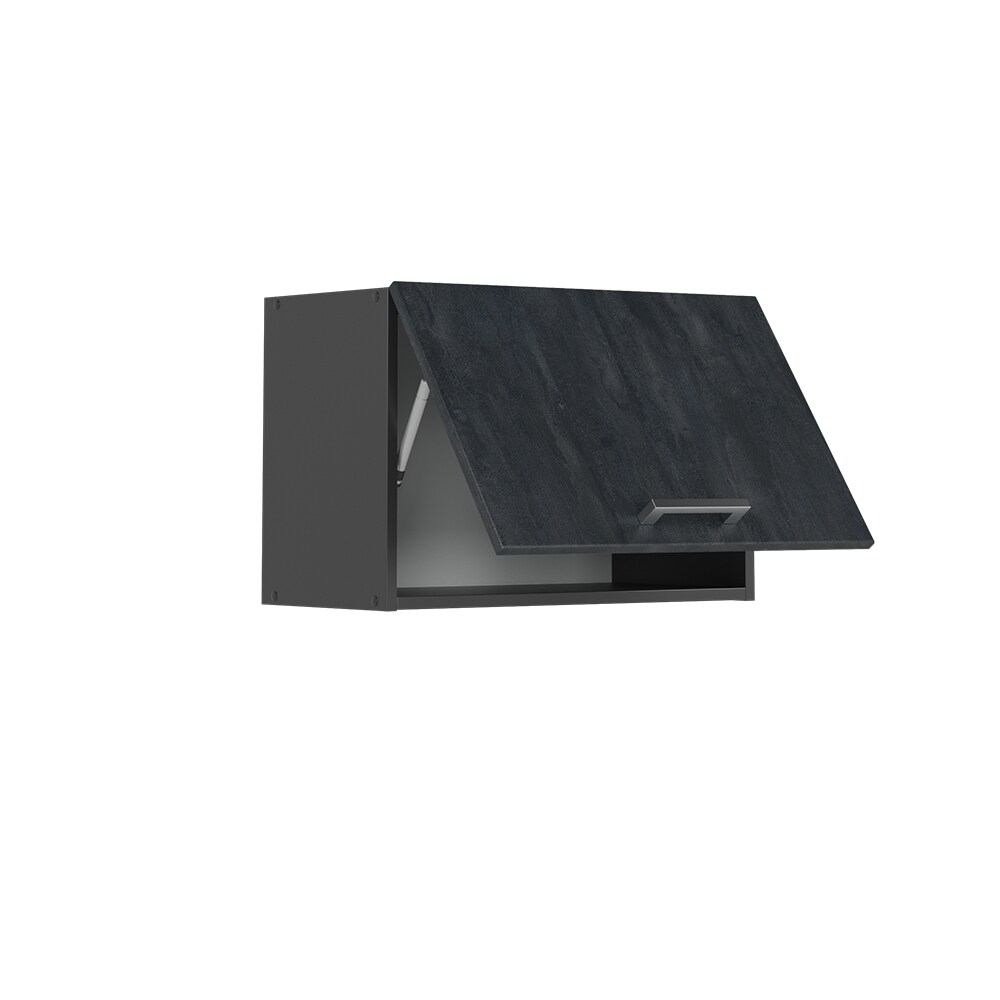 Vicco Hängeschrank R-Line Schwarz Beton Anthrazit 60 cm flach